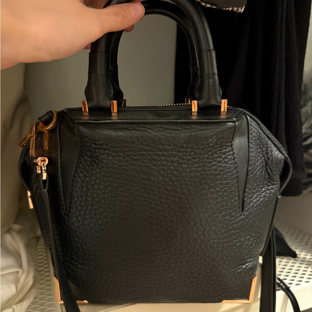 Alexander Wang Calfskin Emile Women's Bag with Rose Gold Hardware